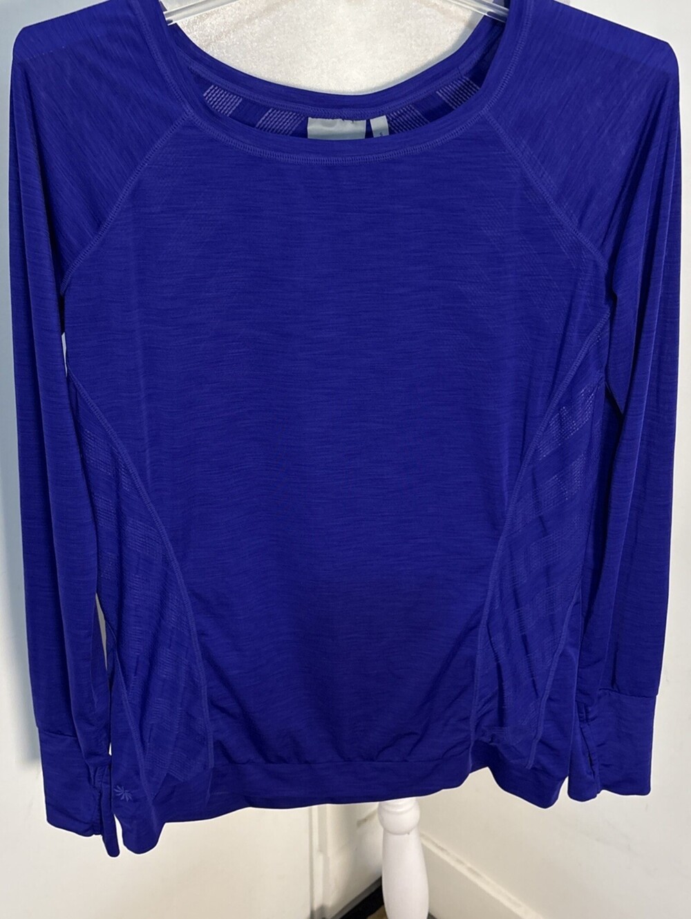 Athleta Skyline Fast Track Seamless Long Sleeve Top Small Purple